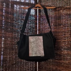 Large Dharma Love Messenger Bag Soft Sturdy Canvas